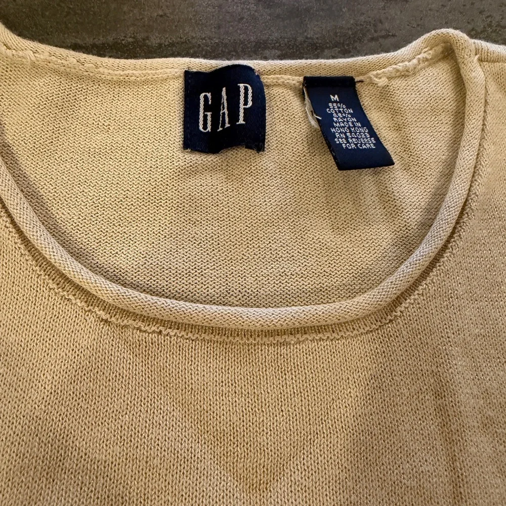 🤎🌾🧶GAP Wheat Tan Long Sleeve Sweater - Picture 1 of 5